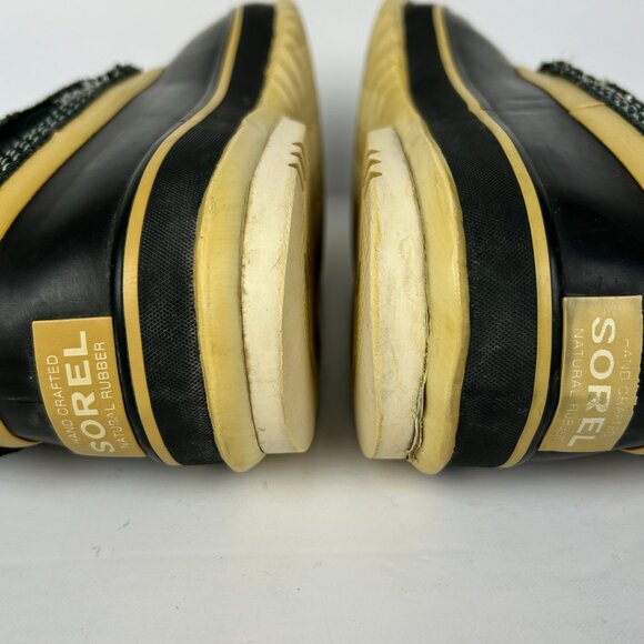 Sorel Boots Womens Size 7 Joan Of Arctic Waterproof Insulated Black Lace Up - Picture 8 of 16